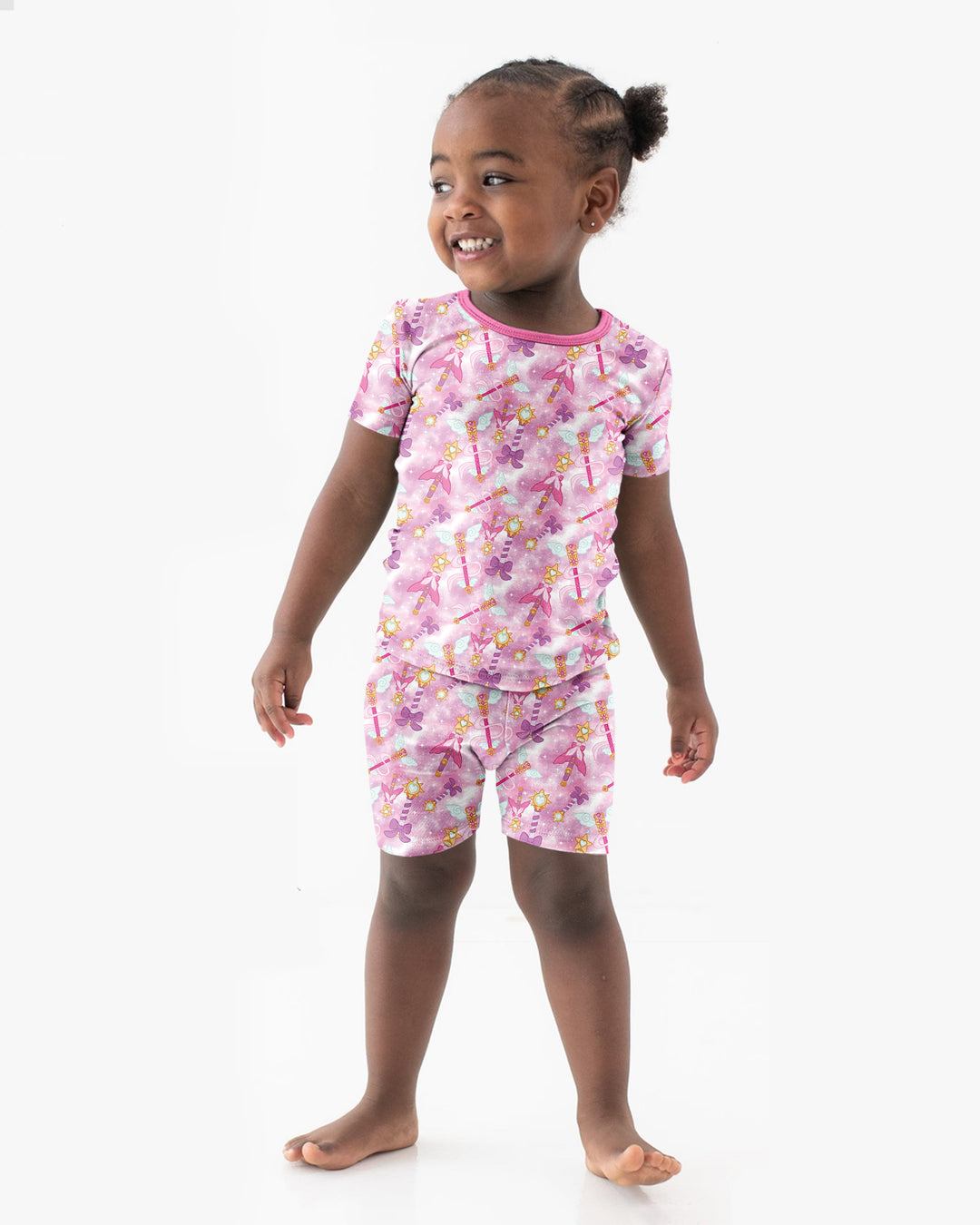 Template Bamboo Two Piece Short Sleeve Shorts Pyjamas Set
