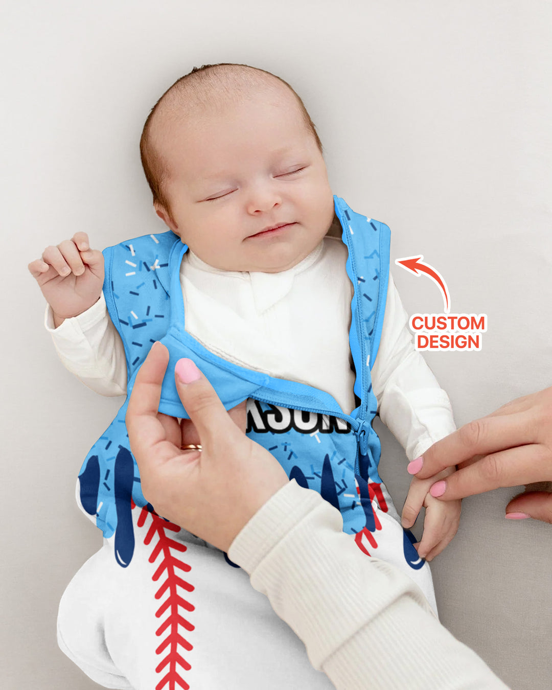 Icecream Drip Scale Bamboo Sleep Bag