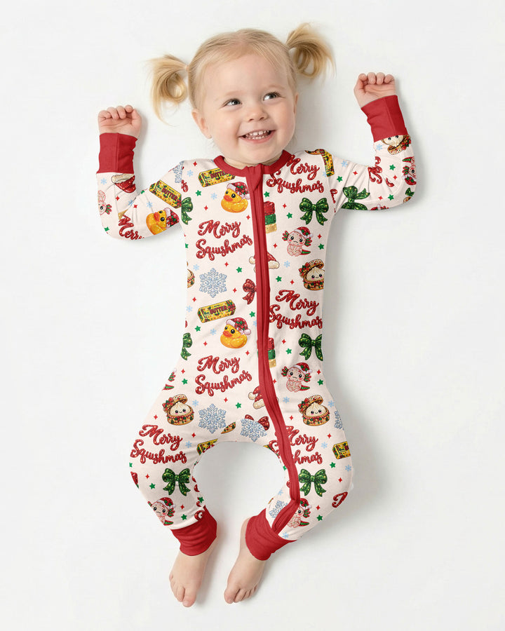 Merry Squishmas Bamboo Convertible Zippy