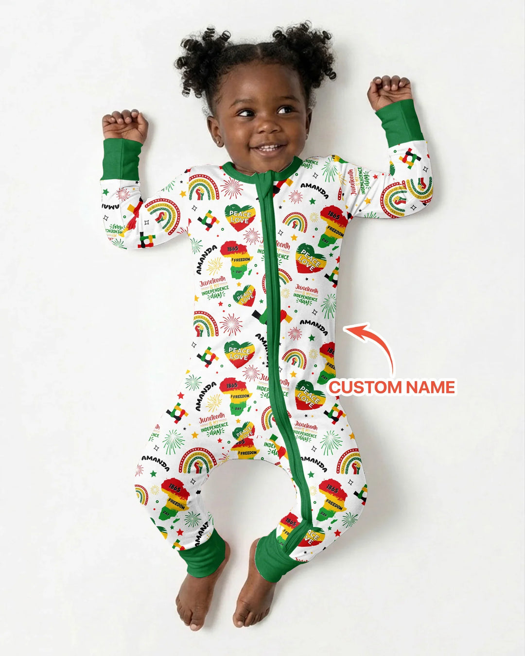Custom Name Juneteenth Is My Independence Day Bamboo Convertible Zippy