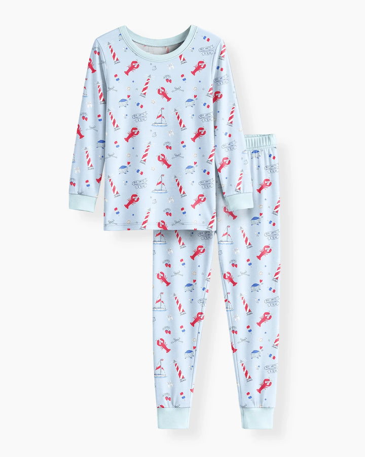 East Coast Bamboo Two Piece Long Sleeve Pyjamas Set