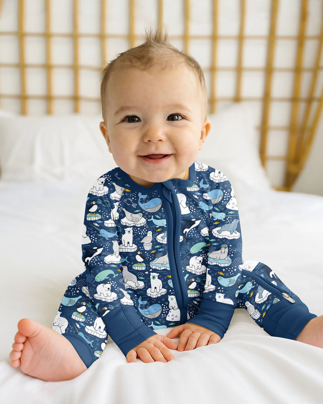 Animal Icebergs Bamboo Convertible Zippy