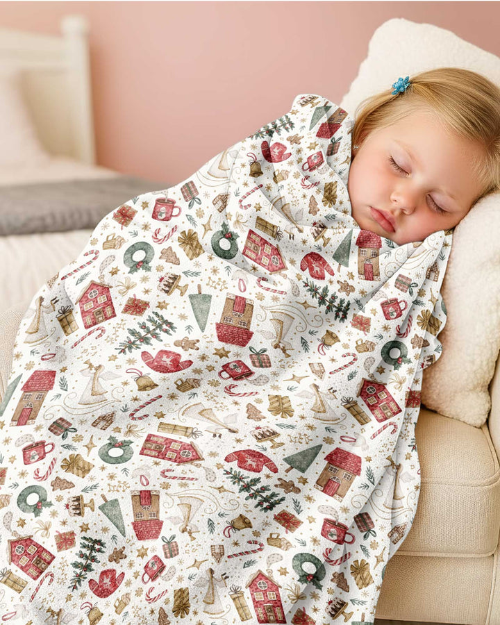 Magical Christmas Story Bamboo Blanket