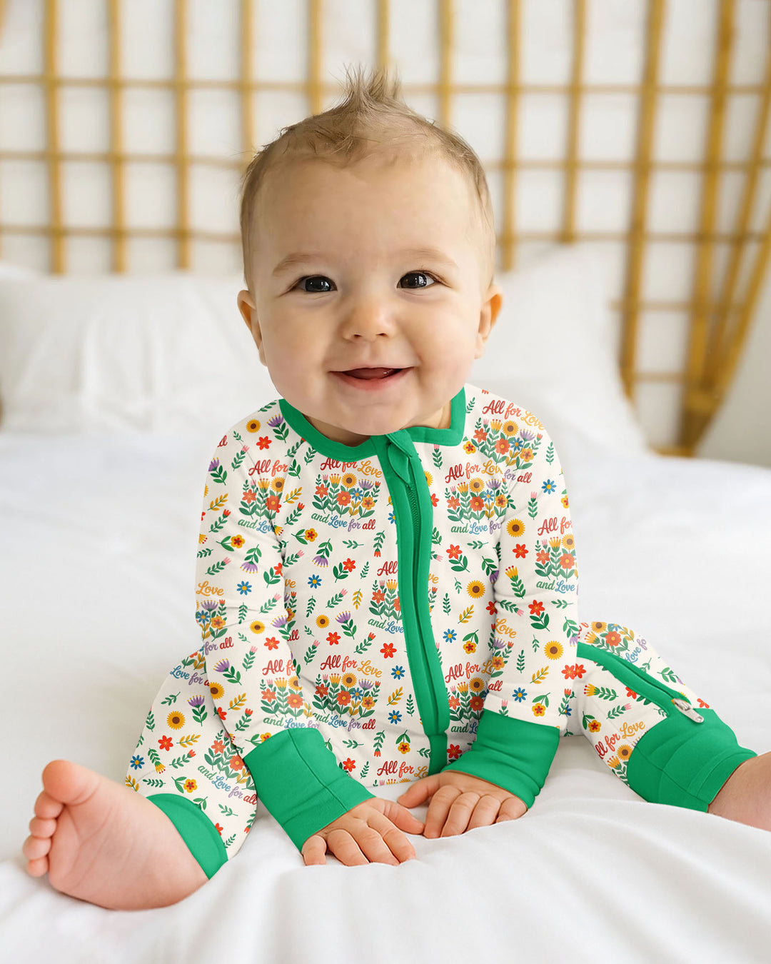 Love For All Family Matching Bamboo Convertible Zippy