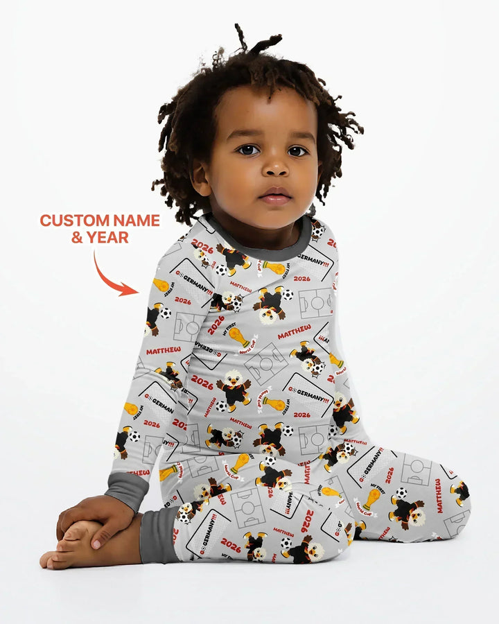 My First World Cup Bamboo Two Piece Long Sleeve Pajama Set