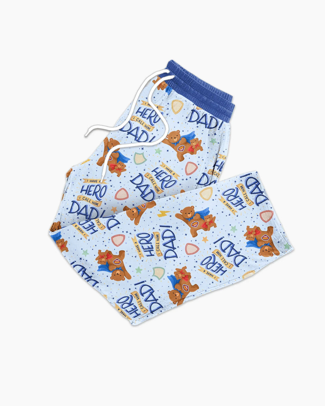 I Have A Hero Daddy & Me Matching Bamboo Men's Pajama Set
