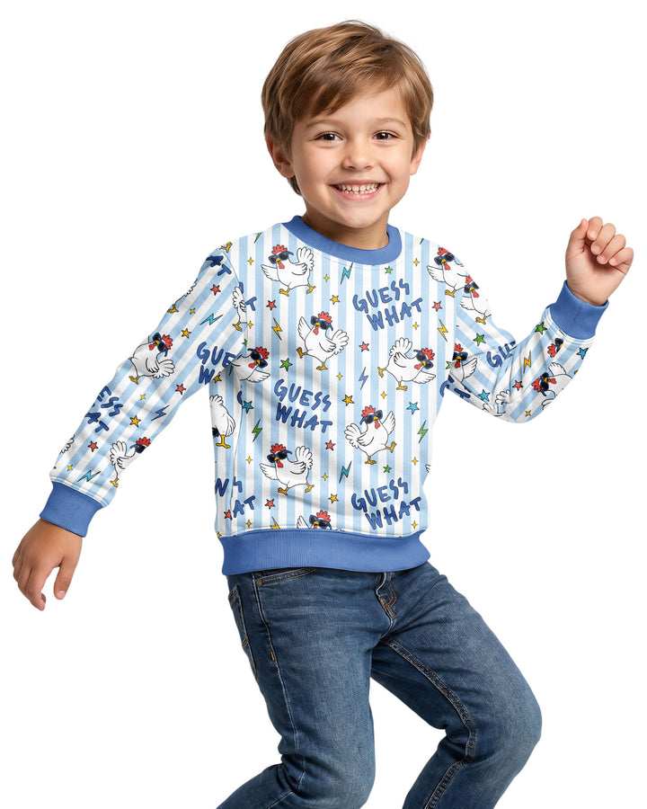 Guess What Chicken Butt! Bamboo Crewneck Sweatshirt