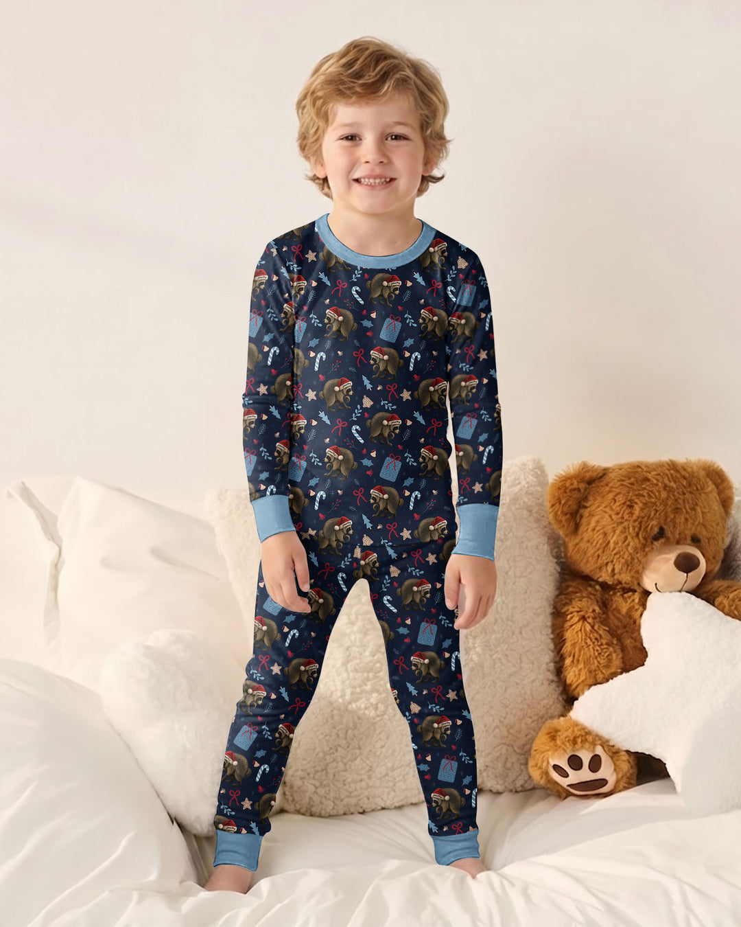 Be A Merry Jimothy Bamboo Two Piece Long Sleeve Pajama Set