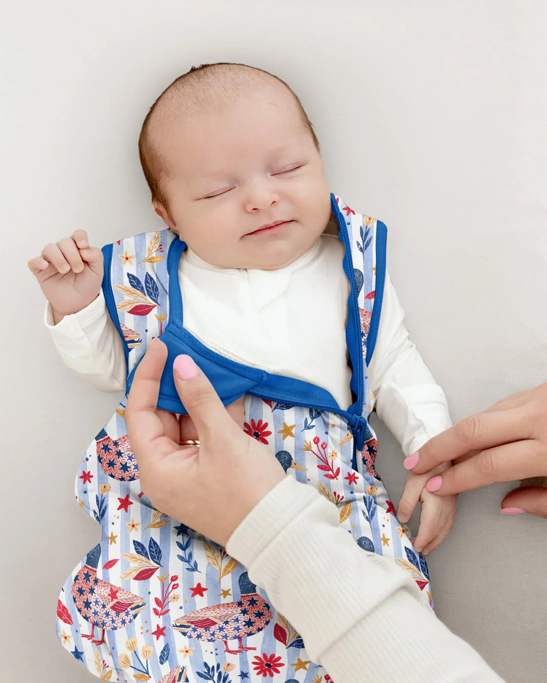 Patriotic Mallard Duck Bamboo Sleep Bag