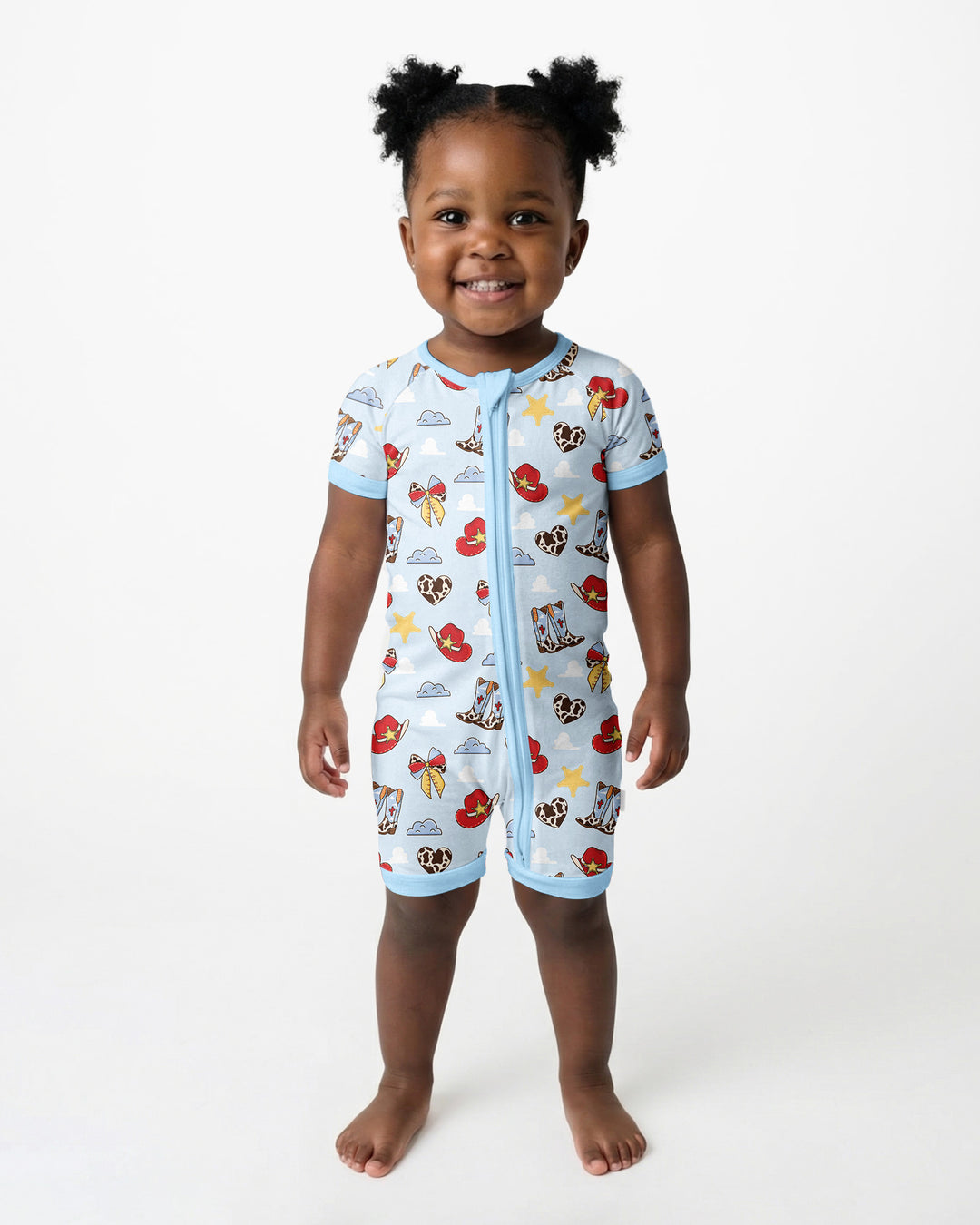 Cowboy Story Bamboo Shorty Zippy