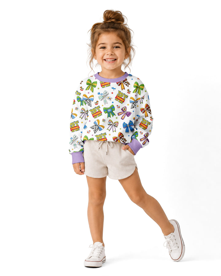 Magical Mirror Bow Bamboo Crewneck Sweatshirt