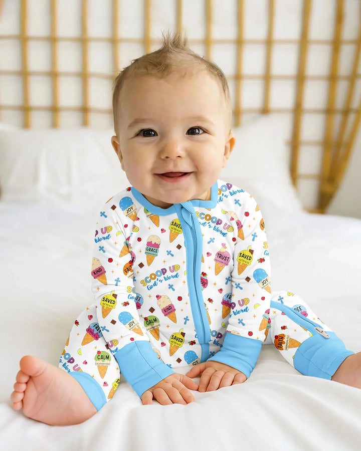 Ice Cream Summer Christian Bamboo Convertible Zippy