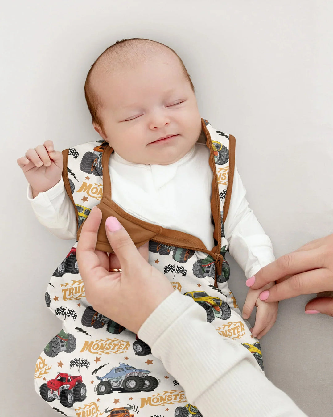 Vroom Vroom Monster Truck Bamboo Sleep Bag