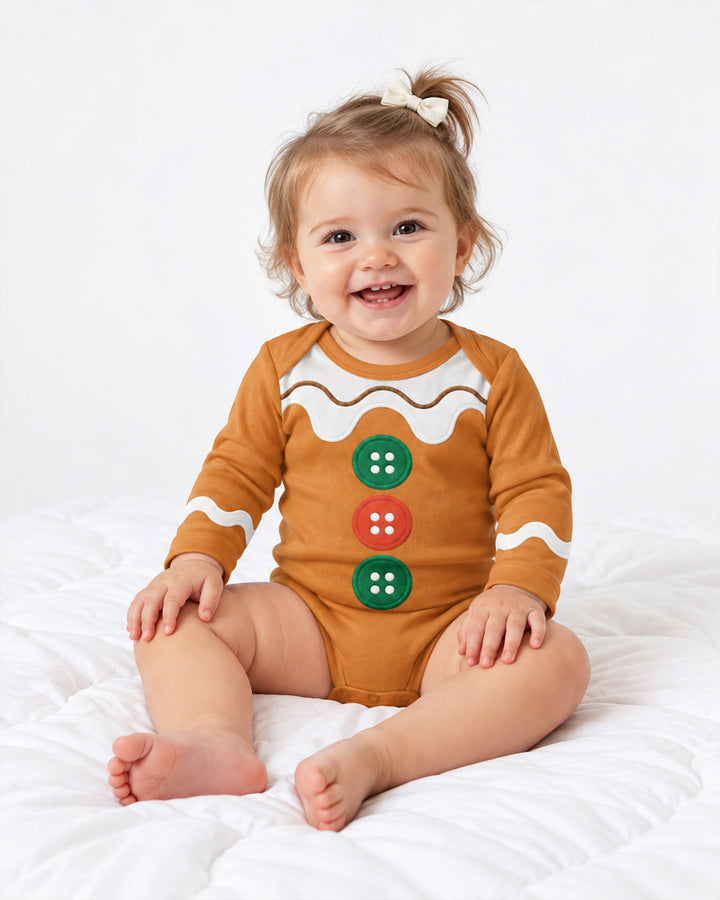 Little Gingerbread Cutie Bamboo Bodysuit