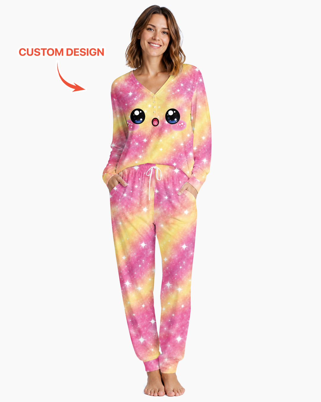 Matching Squishy Dumplings Costume Bamboo Women Pajama Set