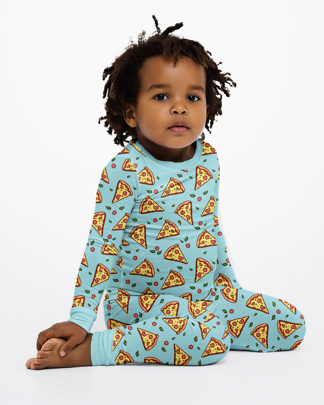 Pizza Doodle Bamboo Two Piece Pyjamas Set