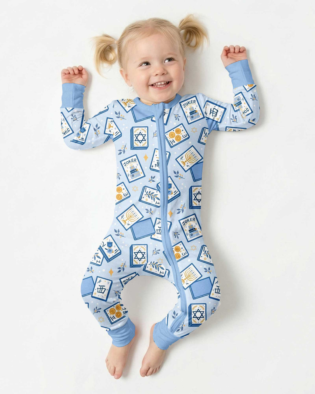 Mahjong Tov Hanukkah Family Matching Bamboo Convertible Zippy