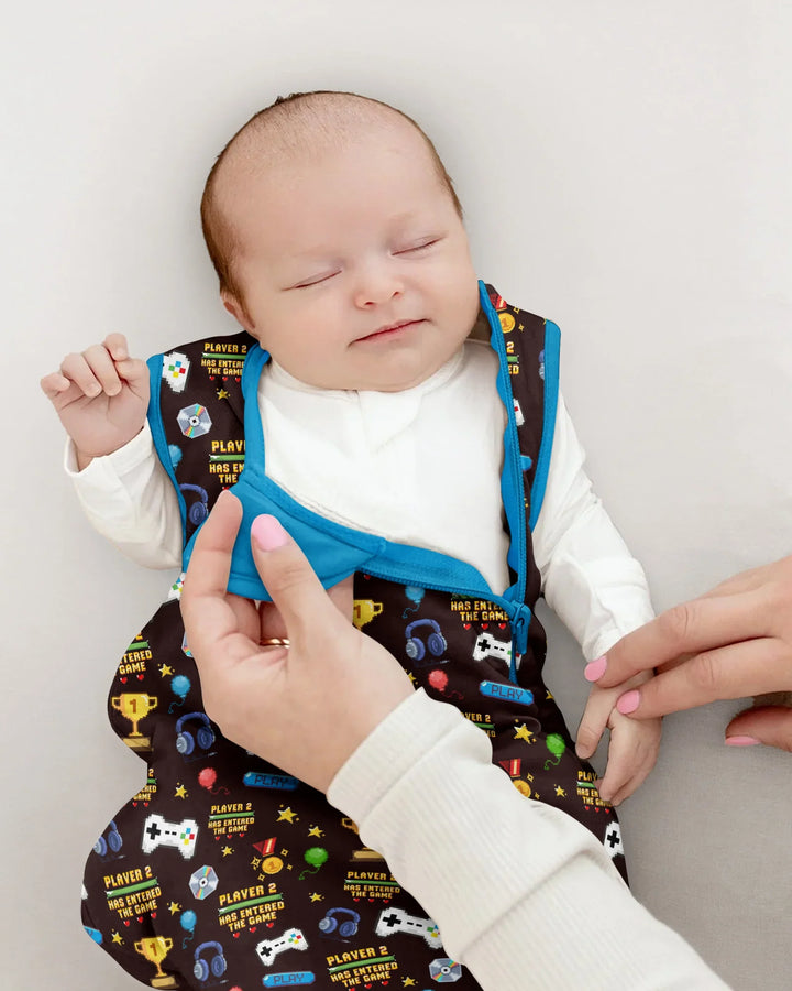 Leveled Up Daddy & Me Matching Bamboo Sleep Bag