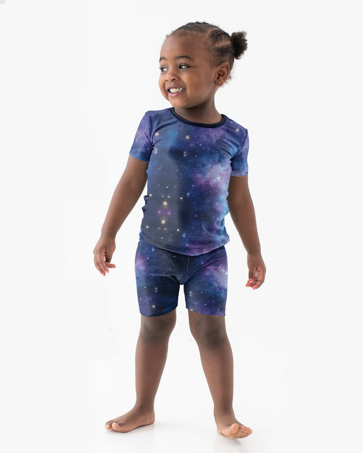 Nebula Bamboo Two-Piece Short Sleeve Shorts Pyjamas Set
