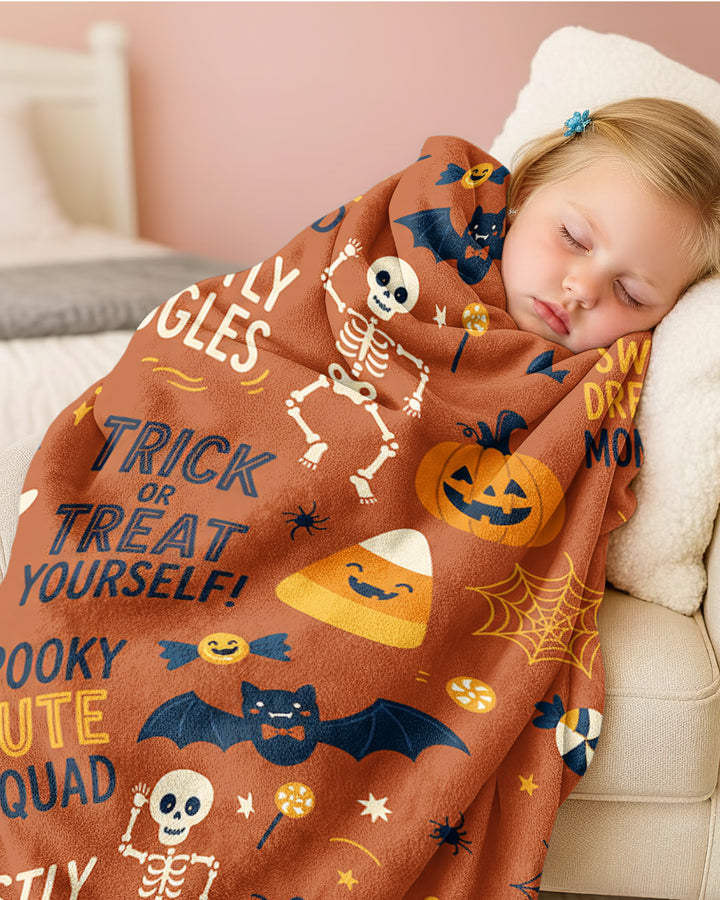 Ghostly Giggle Squad Bamboo Blanket