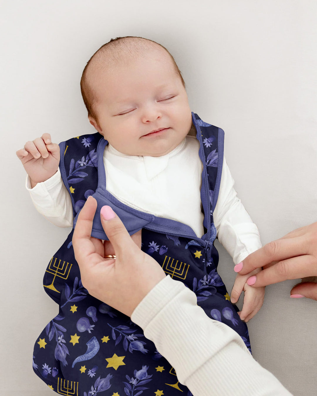 Rosh Hashanah Night Family Matching Bamboo Sleep Bag