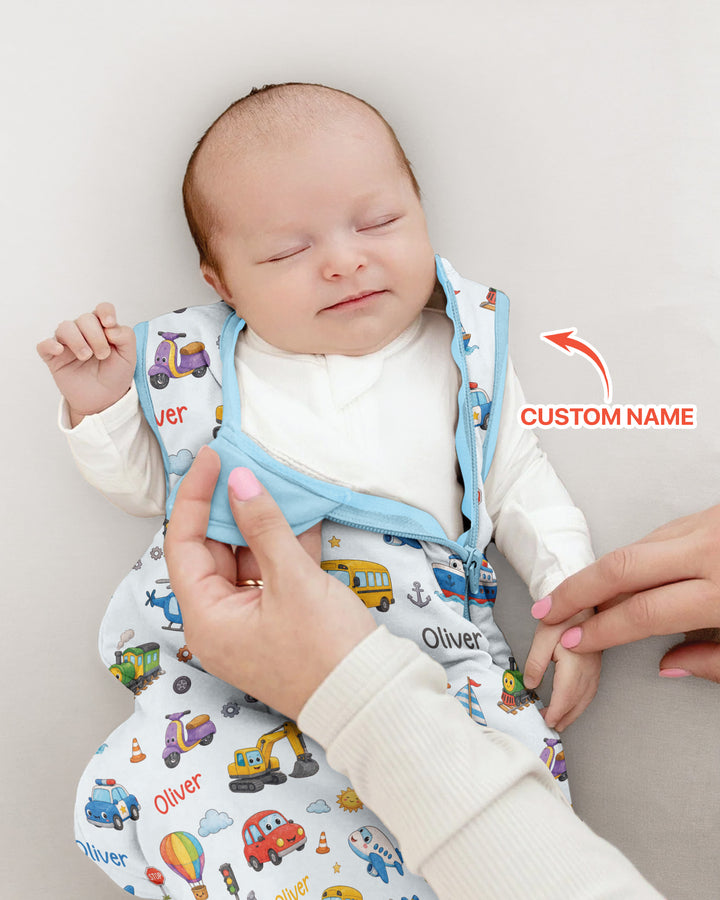 Custom Name Cute Transport Bamboo Sleep Bag