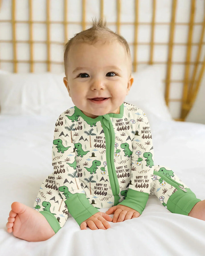 First Father's Day Daddysaurus Bamboo Convertible Zippy