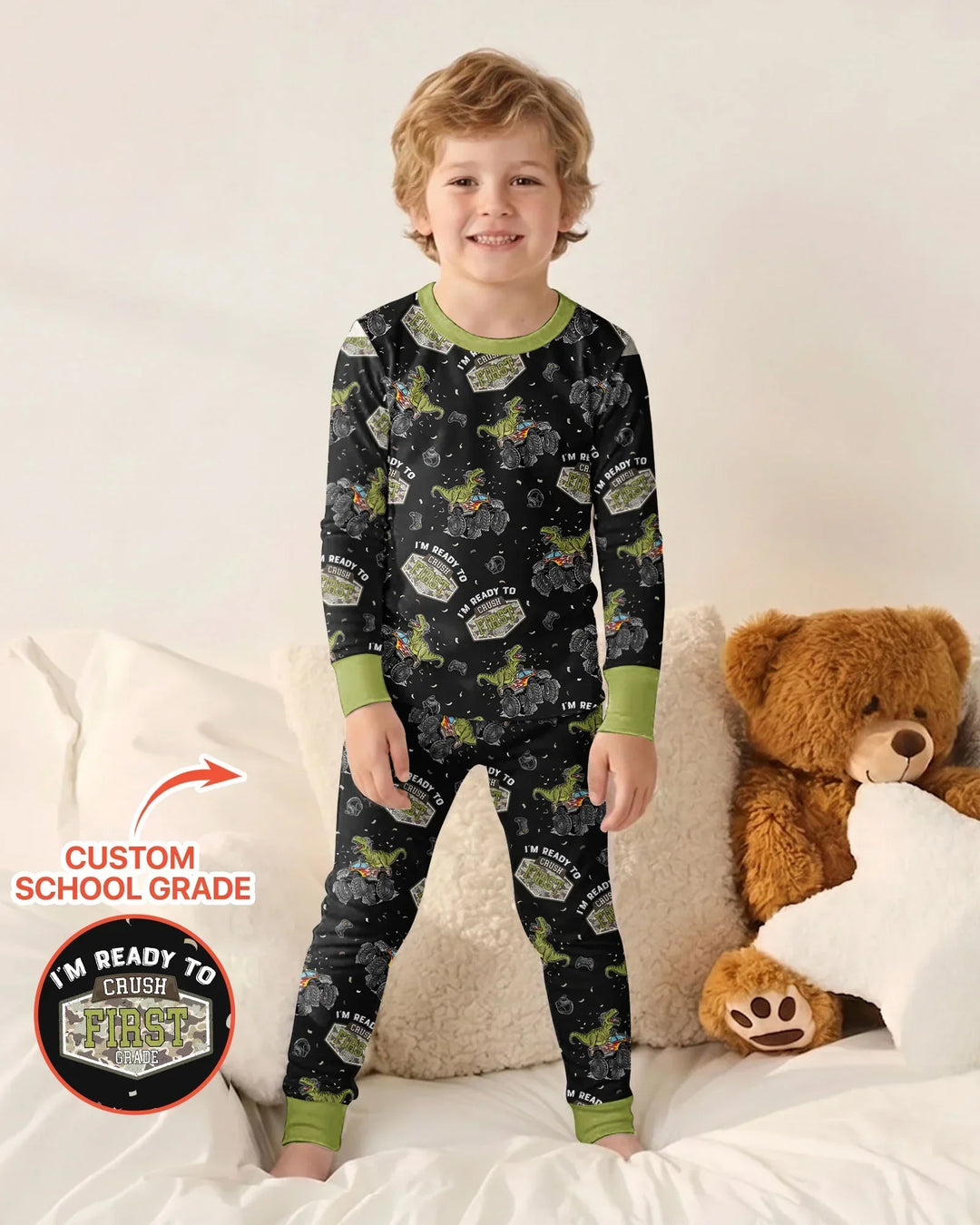 I'm Ready to Crush Bamboo Two Piece Long Sleeve Pajama Set