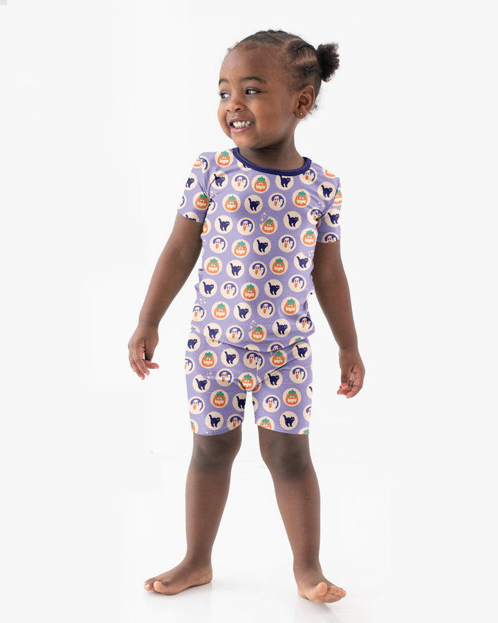 Template Bamboo Two Piece Short Sleeve Shorts Pyjamas Set