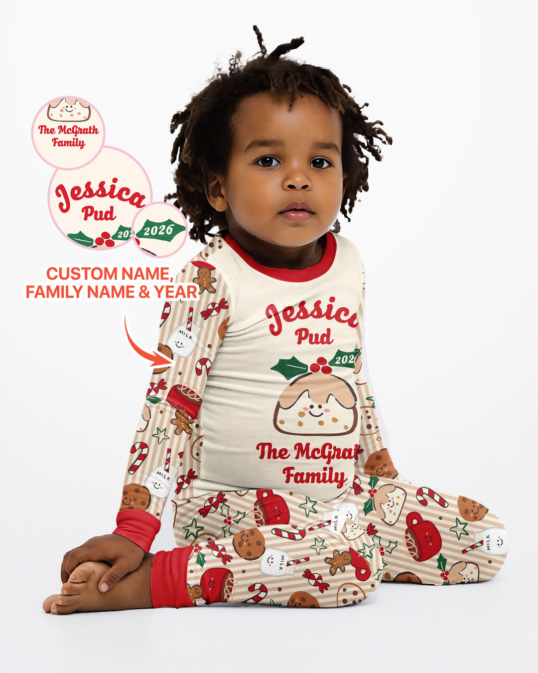 My Little Pudding Bamboo Two Piece Long Sleeve Pajama Set