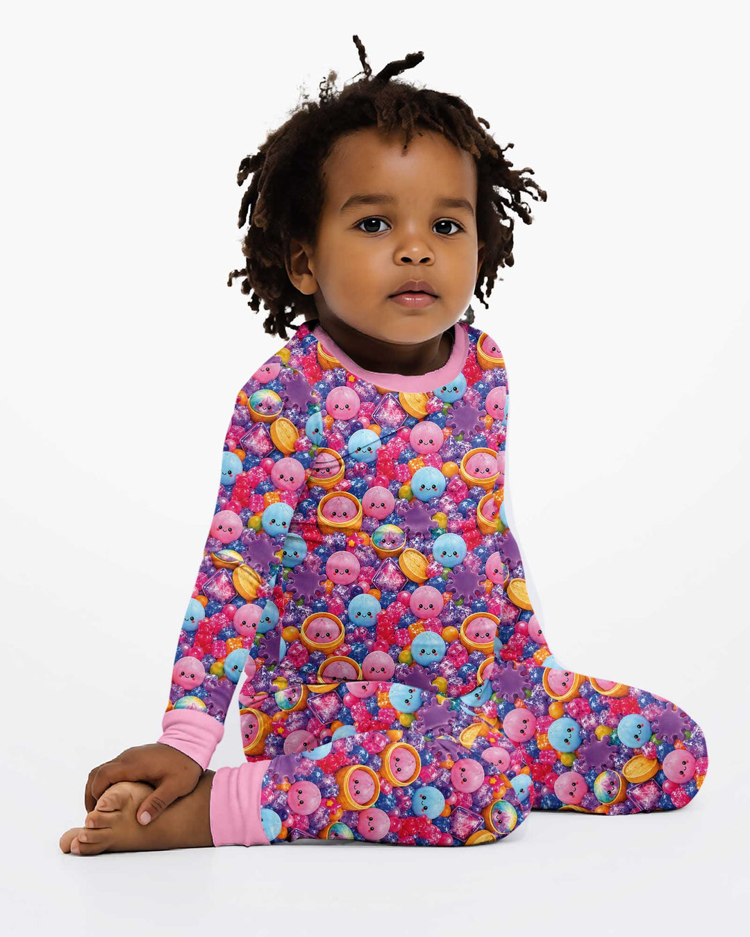 Template Bamboo Two Piece Long Sleeve Pyjamas Set
