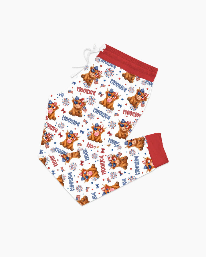Moo-Rica Cowgirl Bamboo Women Pajama Set