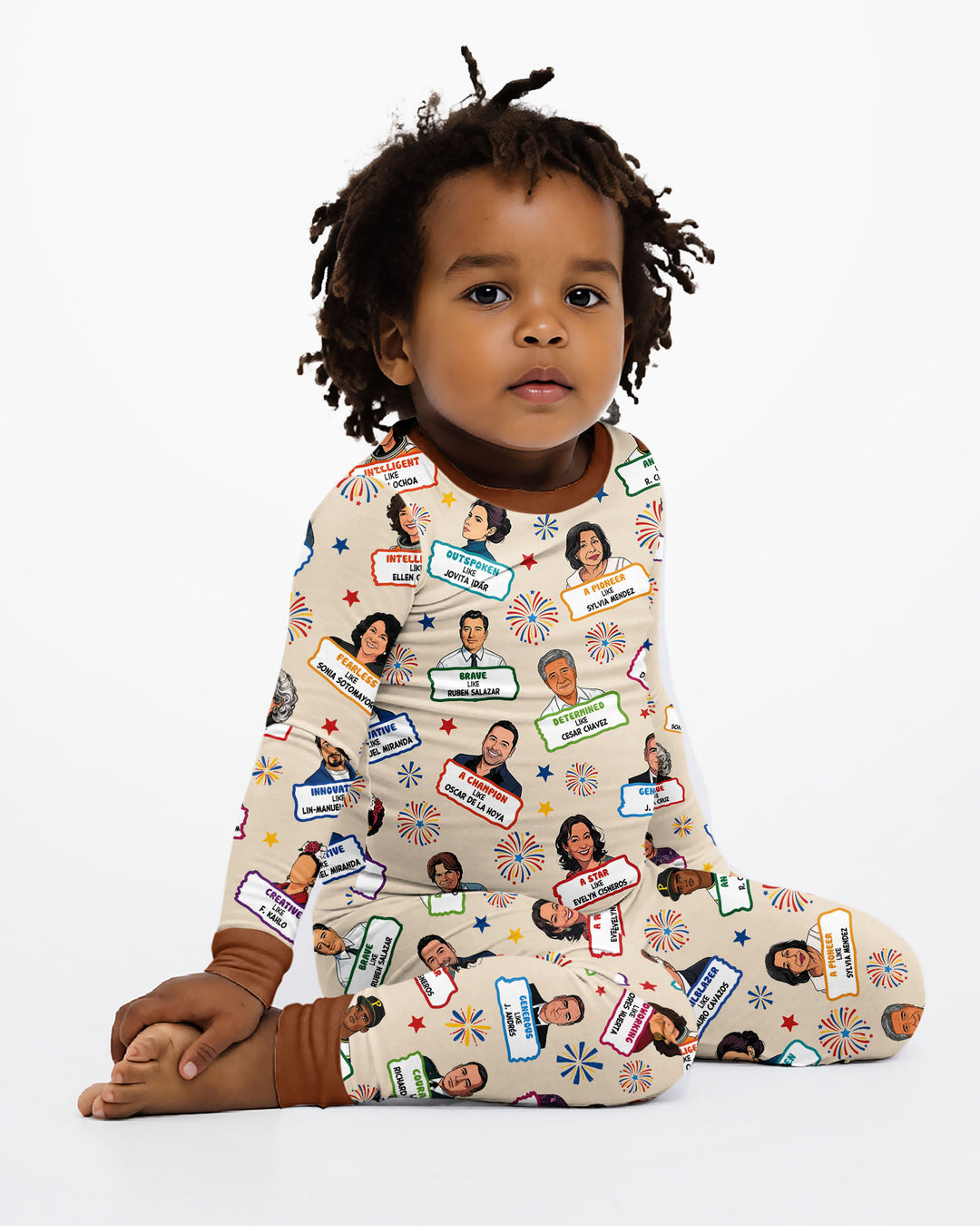 Template Bamboo Two Piece Long Sleeve Pyjamas Set