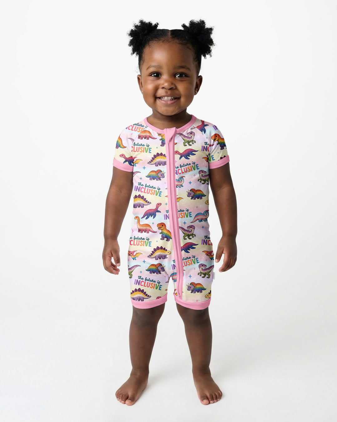 The Future is Inclusive Bamboo Shorty Zippy