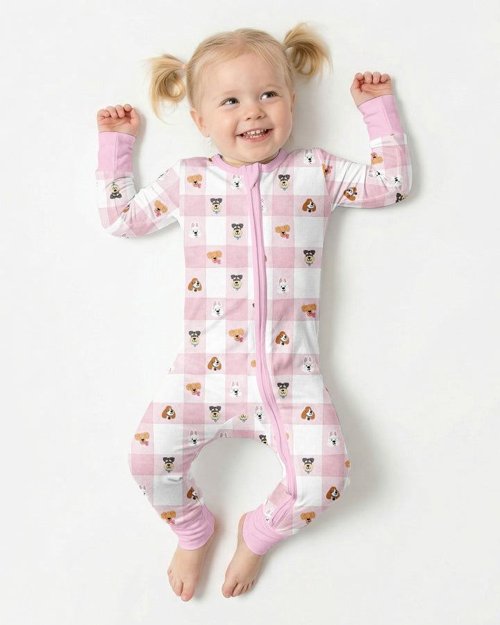 Plaid Pals Family Matching Bamboo Convertible Zippy