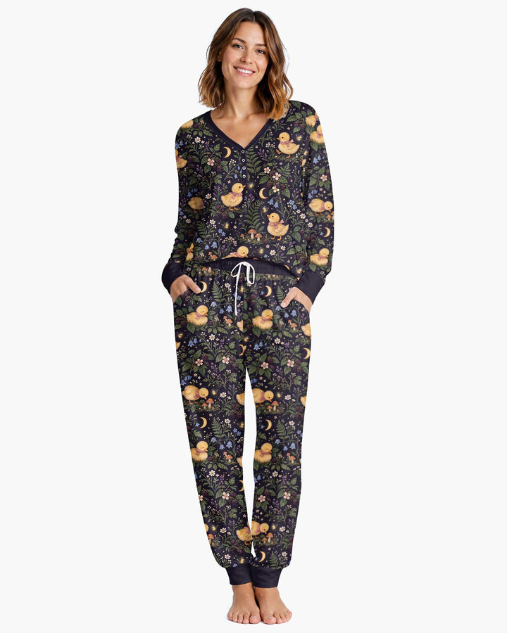 Little Duckling Dreams Bamboo Women Pajama Set