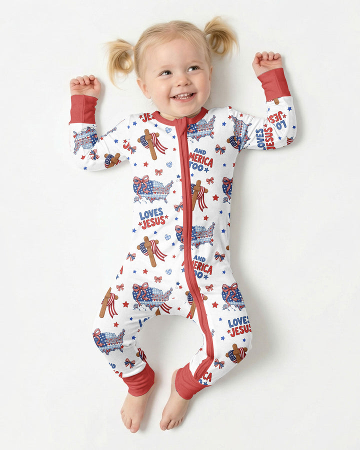 Loves Jesus And America Too Bamboo Convertible Zippy