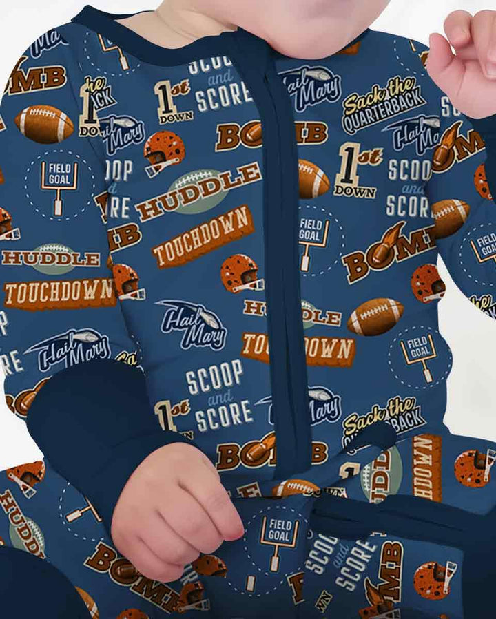 Football Lingo Bamboo Convertible Zippy
