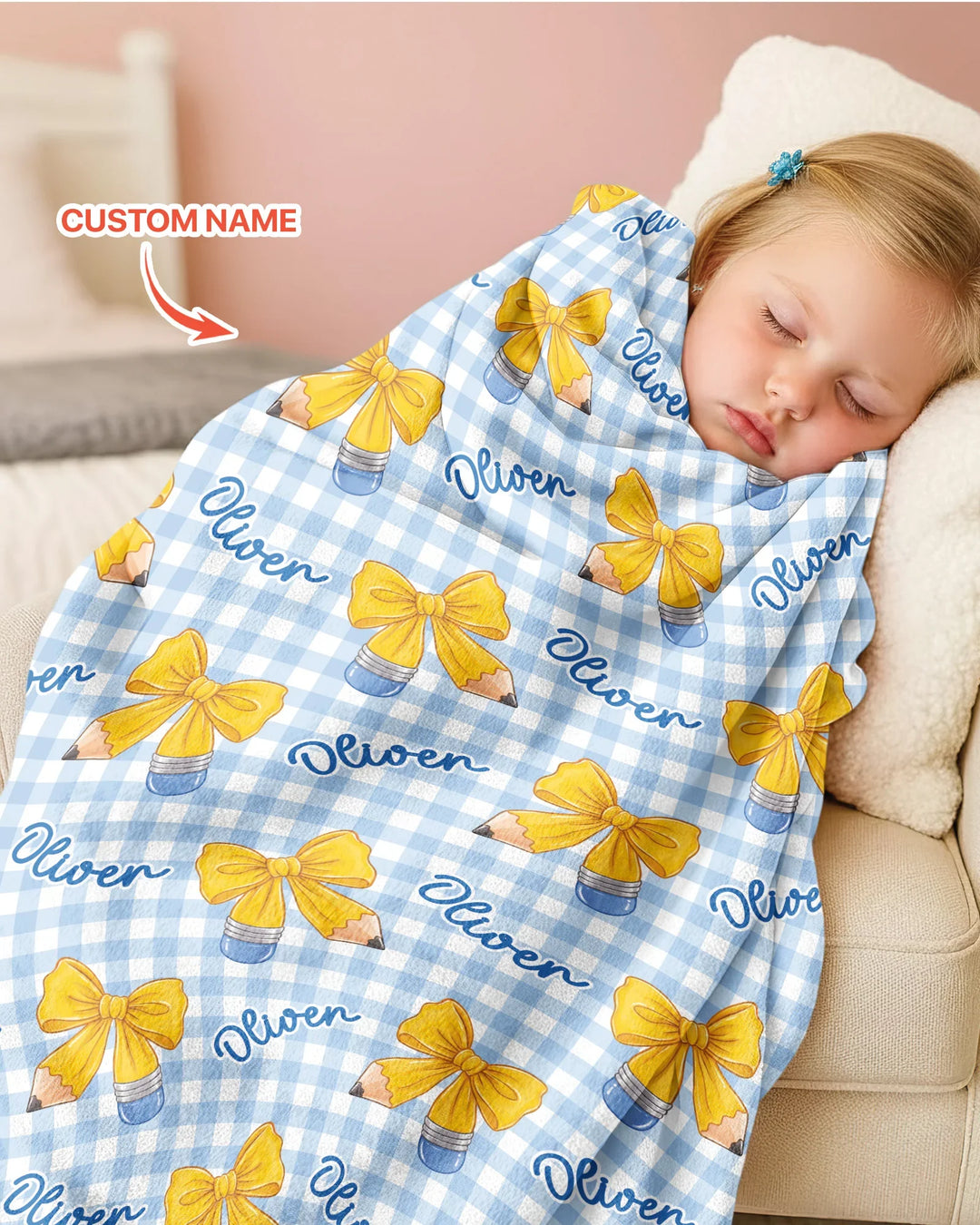 Coquette Back To School Bamboo Blanket