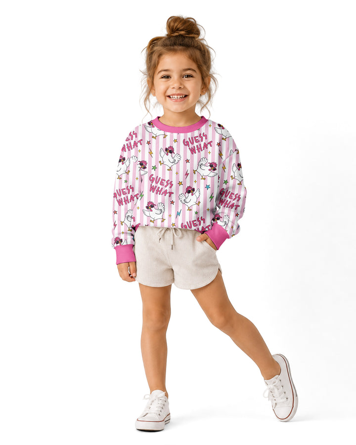 Guess What Chicken Butt! Bamboo Crewneck Sweatshirt