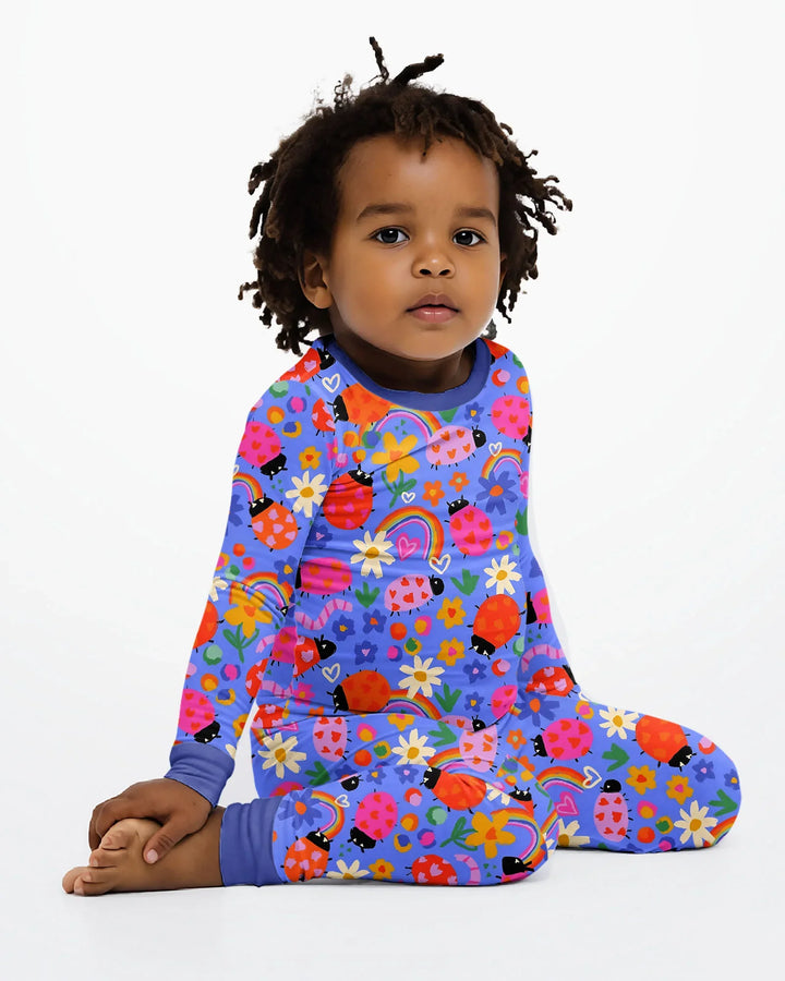Lady Bugs Bamboo Two Piece Long Sleeve Pyjamas Set