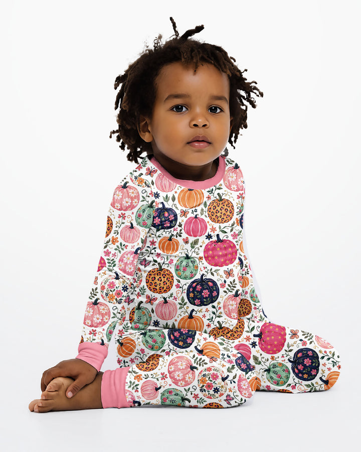 Template Bamboo Two Piece Long Sleeve Pyjamas Set