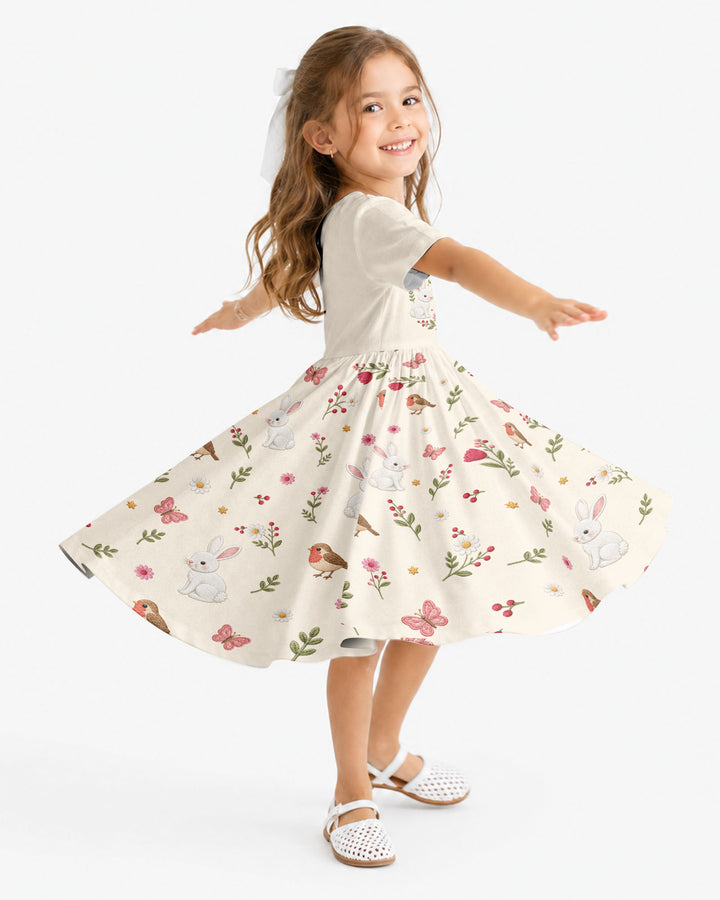 Garden Baby Bamboo Twirl Dress