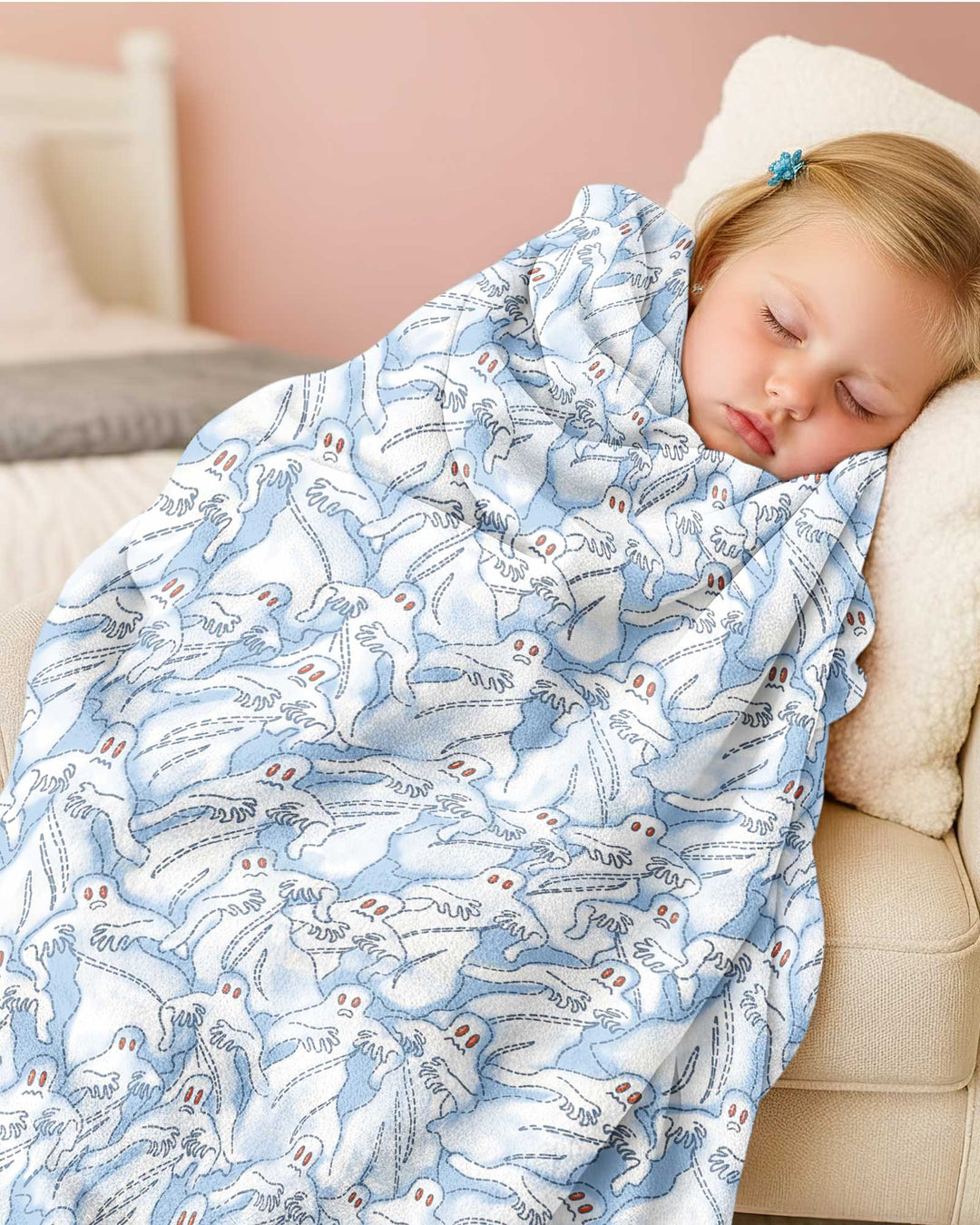 Ghostly Threads Bamboo Blanket
