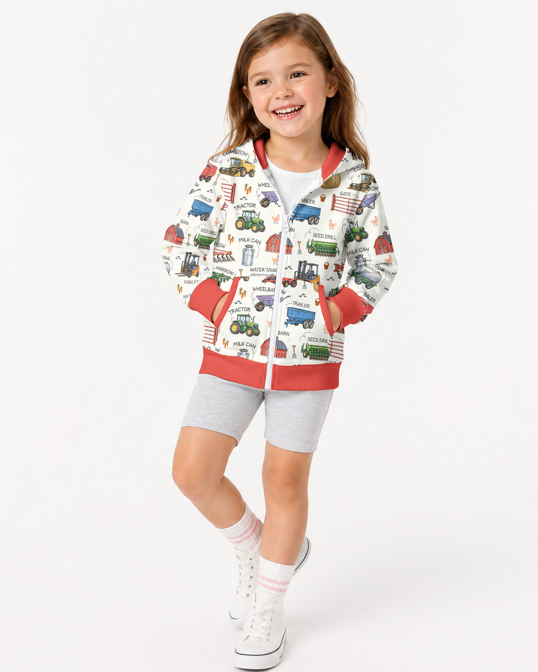 Little Farmer Bamboo Zip Hoodie