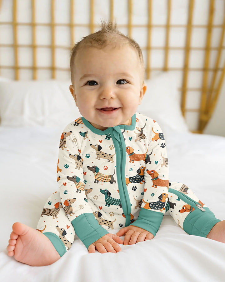 Cartoon Dachshund Bamboo Convertible Zippy