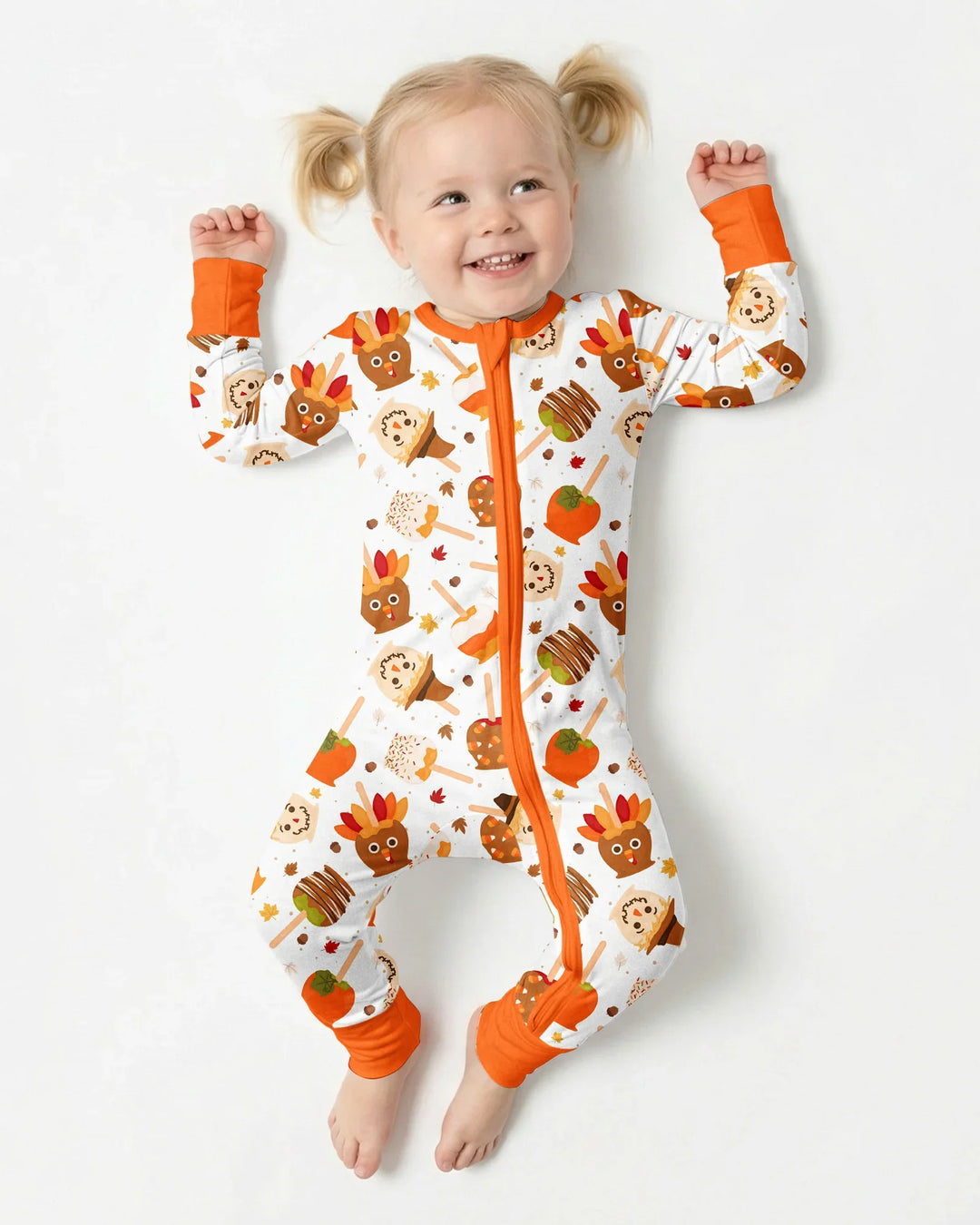Fall Caramel Apple Family Matching Bamboo Convertible Zippy