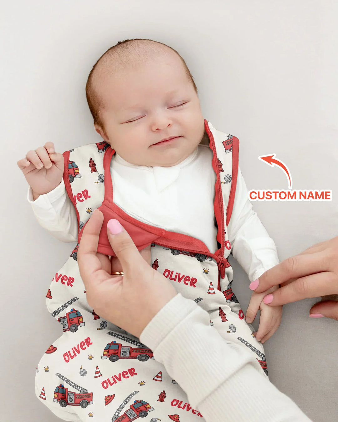 Custom Name Future Firefighters Bamboo Sleep Bag