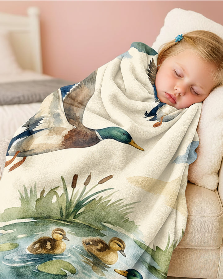 Serene Water Echo Bamboo Blanket