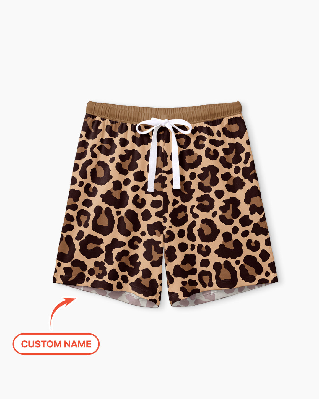 Custom Name School Sweetheart Leopard Bamboo Women Short Sleeve Short Pajama Set